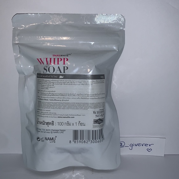 Snail White Whipp Soap 🧼 w/ Net For Foam Brighten - Picture 2 of 13
